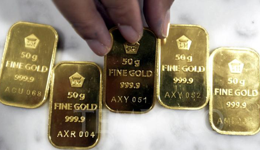 Harga emas hari ini.