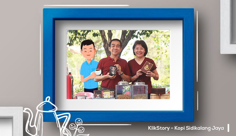 Yoedy Tanata dan Paulini Tandiono sebagai pengelola bisnis kopi sidikalang jaya