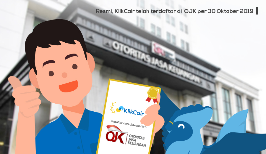 KlikCair terdaftar di OJK per 30 Oktober 2019